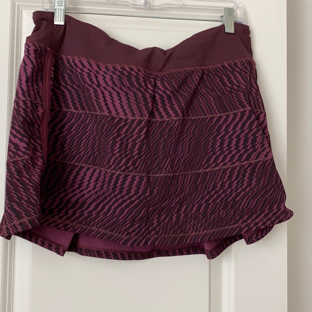 Maroon Lululemon Skort